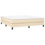 Cream fabric bed frame 180x200 cm by vidaXL, Beds and slatted bases - Ref: Foro24-3120537, Price: 113,20 €, Discount: %