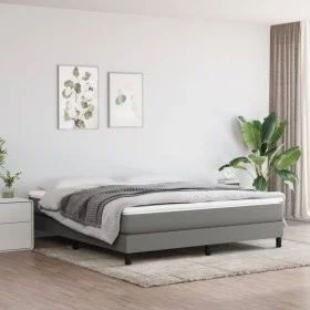 Dark gray fabric bed frame 160x200 cm by vidaXL, Beds and slatted bases - Ref: Foro24-3120525, Price: 117,29 €, Discount: %