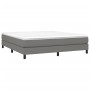 Dark gray fabric bed frame 160x200 cm by vidaXL, Beds and slatted bases - Ref: Foro24-3120525, Price: 114,31 €, Discount: %