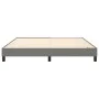 Estructura de cama de tela gris oscuro 160x200 cm de vidaXL, Camas y somieres - Ref: Foro24-3120525, Precio: 119,23 €, Descue...