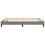 Dark gray fabric bed frame 160x200 cm by vidaXL, Beds and slatted bases - Ref: Foro24-3120525, Price: 114,31 €, Discount: %