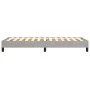 Light gray fabric bed frame 90x190 cm by vidaXL, Beds and slatted bases - Ref: Foro24-3120476, Price: 76,47 €, Discount: %