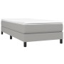 Light gray fabric bed frame 90x200 cm by vidaXL, Beds and slatted bases - Ref: Foro24-3120484, Price: 81,42 €, Discount: %