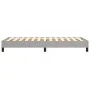 Hellgrauer Stoffbettrahmen 90x200 cm von vidaXL, Betten und Lattenroste - Ref: Foro24-3120484, Preis: 70,46 €, Rabatt: %