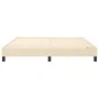 Cream fabric bed frame 160x200 cm by vidaXL, Beds and slatted bases - Ref: Foro24-3120529, Price: 110,35 €, Discount: %