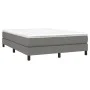 Dark gray fabric bed frame 140x200 cm by vidaXL, Beds and slatted bases - Ref: Foro24-3120517, Price: 104,99 €, Discount: %