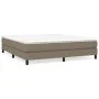 Taupe gray fabric bed frame 180x200 cm by vidaXL, Beds and slatted bases - Ref: Foro24-3120536, Price: 112,29 €, Discount: %