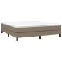 Taupe gray fabric bed frame 180x200 cm by vidaXL, Beds and slatted bases - Ref: Foro24-3120536, Price: 112,29 €, Discount: %