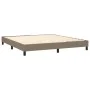 Taupe gray fabric bed frame 180x200 cm by vidaXL, Beds and slatted bases - Ref: Foro24-3120536, Price: 112,29 €, Discount: %