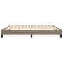 Taupe gray fabric bed frame 180x200 cm by vidaXL, Beds and slatted bases - Ref: Foro24-3120536, Price: 104,99 €, Discount: %