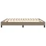 Taupe gray fabric bed frame 180x200 cm by vidaXL, Beds and slatted bases - Ref: Foro24-3120536, Price: 112,29 €, Discount: %