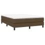 Brown fabric bed frame 140x190 cm by vidaXL, Beds and slatted bases - Ref: Foro24-3120511, Price: 98,32 €, Discount: %