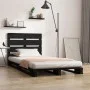 Estructura de cama madera maciza pino negro 75x190 cm de vidaXL, Camas y somieres - Ref: Foro24-3120161, Precio: 152,17 €, De...