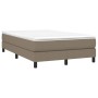 Taupe gray fabric bed frame 120x200 cm by vidaXL, Beds and slatted bases - Ref: Foro24-3120504, Price: 90,48 €, Discount: %