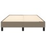 Taupe gray fabric bed frame 120x200 cm by vidaXL, Beds and slatted bases - Ref: Foro24-3120504, Price: 90,48 €, Discount: %