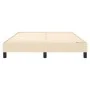 Cream fabric bed frame 140x200 cm by vidaXL, Beds and slatted bases - Ref: Foro24-3120521, Price: 99,79 €, Discount: %
