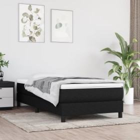 Black fabric bed frame 80x200 cm by vidaXL, Beds and slatted bases - Ref: Foro24-3120470, Price: 69,30 €, Discount: %