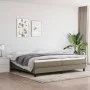 Estructura de cama de tela gris taupe 200x200 cm de vidaXL, Camas y somieres - Ref: Foro24-3120544, Precio: 119,03 €, Descuen...