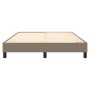 Taupe gray fabric bed frame 140x190 cm by vidaXL, Beds and slatted bases - Ref: Foro24-3120512, Price: 108,34 €, Discount: %