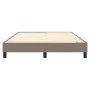 Taupe gray fabric bed frame 140x190 cm by vidaXL, Beds and slatted bases - Ref: Foro24-3120512, Price: 108,08 €, Discount: %