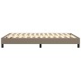 Taupe gray fabric bed frame 140x190 cm by vidaXL, Beds and slatted bases - Ref: Foro24-3120512, Price: 108,34 €, Discount: %