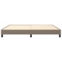 Estructura de cama de tela gris taupe 200x200 cm de vidaXL, Camas y somieres - Ref: Foro24-3120544, Precio: 114,73 €, Descuen...