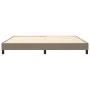 Taupe gray fabric bed frame 200x200 cm by vidaXL, Beds and slatted bases - Ref: Foro24-3120544, Price: 123,88 €, Discount: %