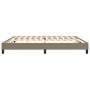 Estructura de cama de tela gris taupe 200x200 cm de vidaXL, Camas y somieres - Ref: Foro24-3120544, Precio: 114,73 €, Descuen...