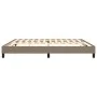 Taupe gray fabric bed frame 200x200 cm by vidaXL, Beds and slatted bases - Ref: Foro24-3120544, Price: 123,88 €, Discount: %