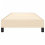Cream fabric bed frame 90x200 cm by vidaXL, Beds and slatted bases - Ref: Foro24-3120489, Price: 82,16 €, Discount: %