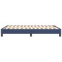 Estructura de cama de tela gris taupe azul 140x200 cm de vidaXL, Camas y somieres - Ref: Foro24-3120522, Precio: 99,39 €, Des...