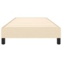Cream fabric bed frame 80x200 cm by vidaXL, Beds and slatted bases - Ref: Foro24-3120473, Price: 95,23 €, Discount: %