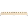 Cream fabric bed frame 80x200 cm by vidaXL, Beds and slatted bases - Ref: Foro24-3120473, Price: 95,23 €, Discount: %