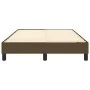 Dark brown fabric bed frame 120x200 cm by vidaXL, Beds and slatted bases - Ref: Foro24-3120503, Price: 95,06 €, Discount: %