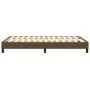Dark brown fabric bed frame 120x200 cm by vidaXL, Beds and slatted bases - Ref: Foro24-3120503, Price: 95,06 €, Discount: %
