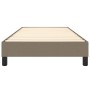 Taupe gray fabric bed frame 100x200 cm by vidaXL, Beds and slatted bases - Ref: Foro24-3120496, Price: 71,75 €, Discount: %