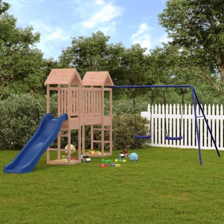 Outdoor solid Douglas wood playground by vidaXL, Swings and play structures - Ref: Foro24-3155862, Price: 434,27 €, Discount: %