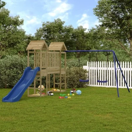 Impregnated pine wood outdoor playground by vidaXL, Swings and play structures - Ref: Foro24-3155863, Price: 433,53 €, Discou...
