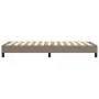 Estructura de cama de tela gris taupe 90x200 cm de vidaXL, Camas y somieres - Ref: Foro24-3120488, Precio: 75,46 €, Descuento: %