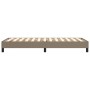 Taupe gray fabric bed frame 90x200 cm by vidaXL, Beds and slatted bases - Ref: Foro24-3120488, Price: 81,42 €, Discount: %