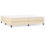Cream fabric bed frame 200x200 cm by vidaXL, Beds and slatted bases - Ref: Foro24-3120545, Price: 125,33 €, Discount: %
