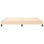 Cream fabric bed frame 200x200 cm by vidaXL, Beds and slatted bases - Ref: Foro24-3120545, Price: 125,33 €, Discount: %