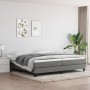 Dark gray fabric bed frame 200x200 cm by vidaXL, Beds and slatted bases - Ref: Foro24-3120541, Price: 108,21 €, Discount: %