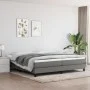Dark gray fabric bed frame 200x200 cm by vidaXL, Beds and slatted bases - Ref: Foro24-3120541, Price: 113,16 €, Discount: %