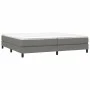 Dark gray fabric bed frame 200x200 cm by vidaXL, Beds and slatted bases - Ref: Foro24-3120541, Price: 113,16 €, Discount: %