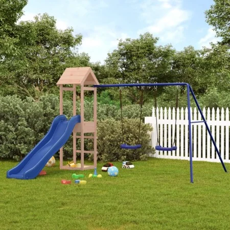 Douglas solid wood outdoor playground by vidaXL, Swings and play structures - Ref: Foro24-3155859, Price: 250,36 €, Discount: %