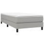 Light gray fabric bed frame 80x200 cm by vidaXL, Beds and slatted bases - Ref: Foro24-3120468, Price: 80,34 €, Discount: %