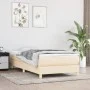 Cream fabric bed frame 80x200 cm by vidaXL, Beds and slatted bases - Ref: Foro24-3120571, Price: 74,04 €, Discount: %