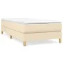 Cream fabric bed frame 80x200 cm by vidaXL, Beds and slatted bases - Ref: Foro24-3120571, Price: 74,04 €, Discount: %