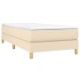 Cream fabric bed frame 80x200 cm by vidaXL, Beds and slatted bases - Ref: Foro24-3120571, Price: 75,20 €, Discount: %